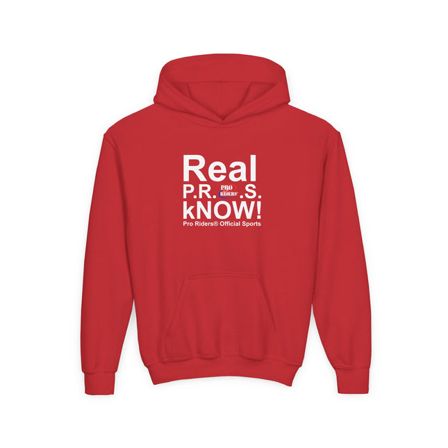 Pro Riders | Real P.R.O.S. kNOW! - Youth Pullover Hoodie