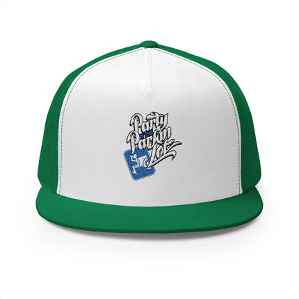 Party In The Parkin Lot - 5 Panel Trucker Hat