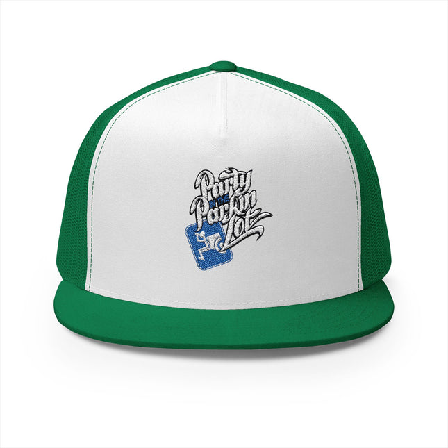 Party In The Parkin Lot - 5 Panel Trucker Hat