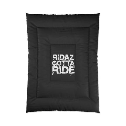 Ridaz Gotta Ride - Black Comforter