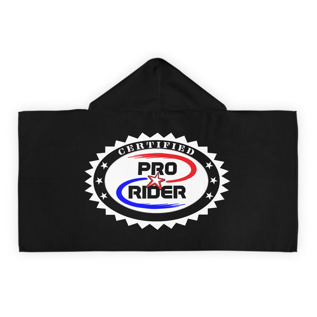 Certified Pro Rider - Youth Hooded Beach Towel