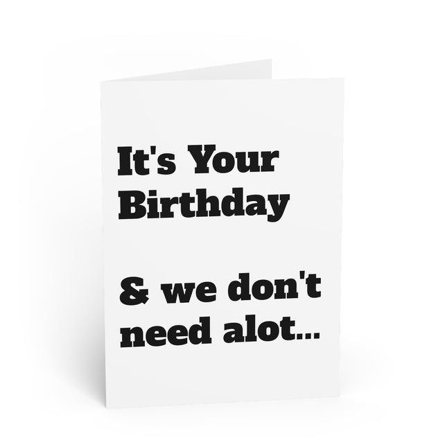 Party In The Parkin Lot - Birthday Card