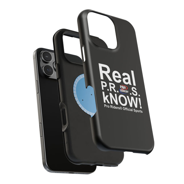 Pro Riders | Real P.R.O.S kNOW! - IPhone Case