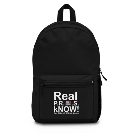Pro Riders | Real P.R.O.S. kNOW! - Backpack