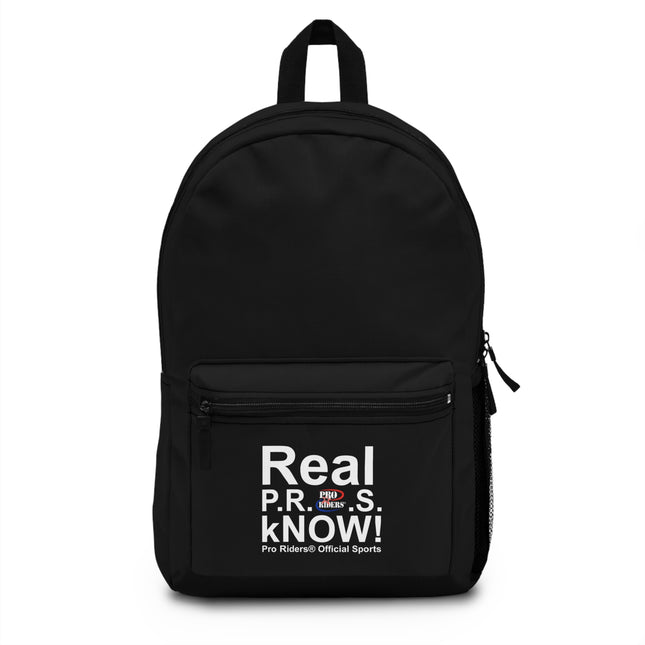 Pro Riders | Real P.R.O.S. kNOW! - Backpack