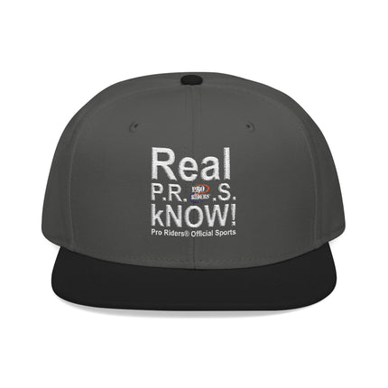 Pro Riders | Real P.R.O.S. kNOW! - Snapback Hat