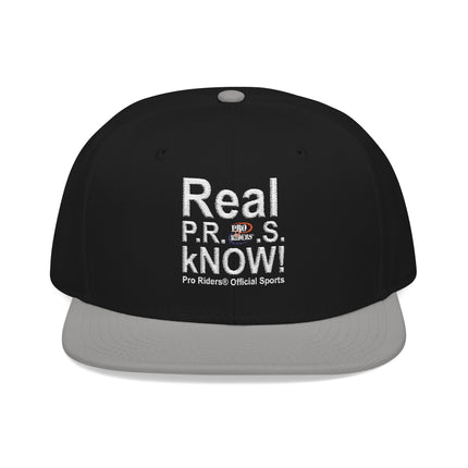 Pro Riders | Real P.R.O.S. kNOW! - Snapback Hat