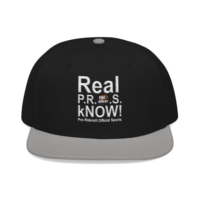 Pro Riders | Real P.R.O.S. kNOW! - Snapback Hat