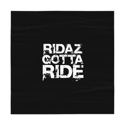 Ridaz Gotta Ride - Black Tablecloth