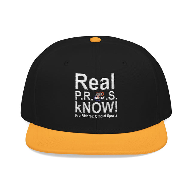 Pro Riders | Real P.R.O.S. kNOW! - Snapback Hat