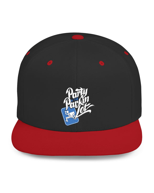 Party In The Parkin Lot - Flat Bill Snapback Hat