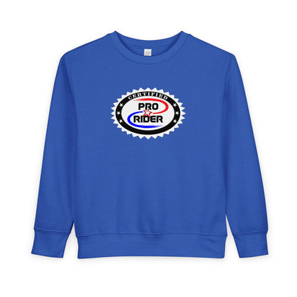 Certified Pro Rider - Toddler Crewneck Sweatshirt