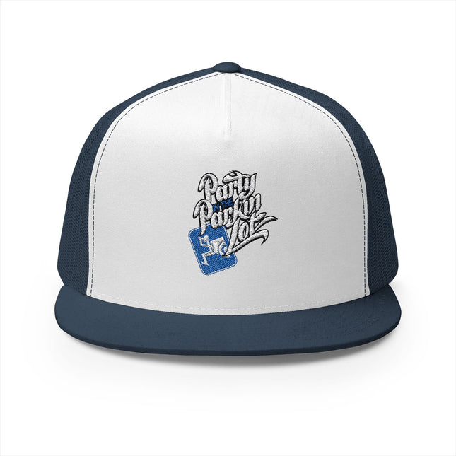 Party In The Parkin Lot - 5 Panel Trucker Hat