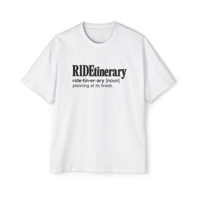 Ridetinerary - Oversized T-Shirt