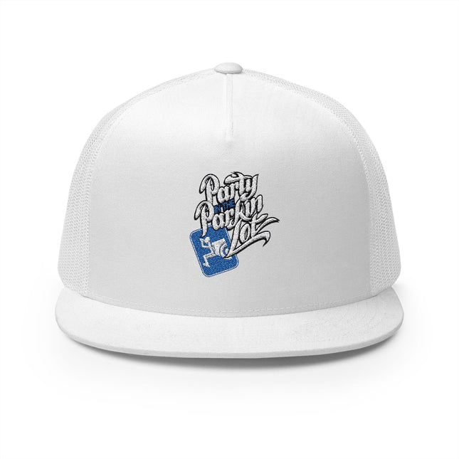 Party In The Parkin Lot - 5 Panel Trucker Hat