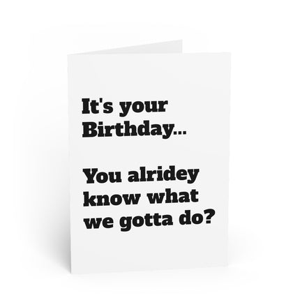 Ridaz Gotta Ride - Birthday Card