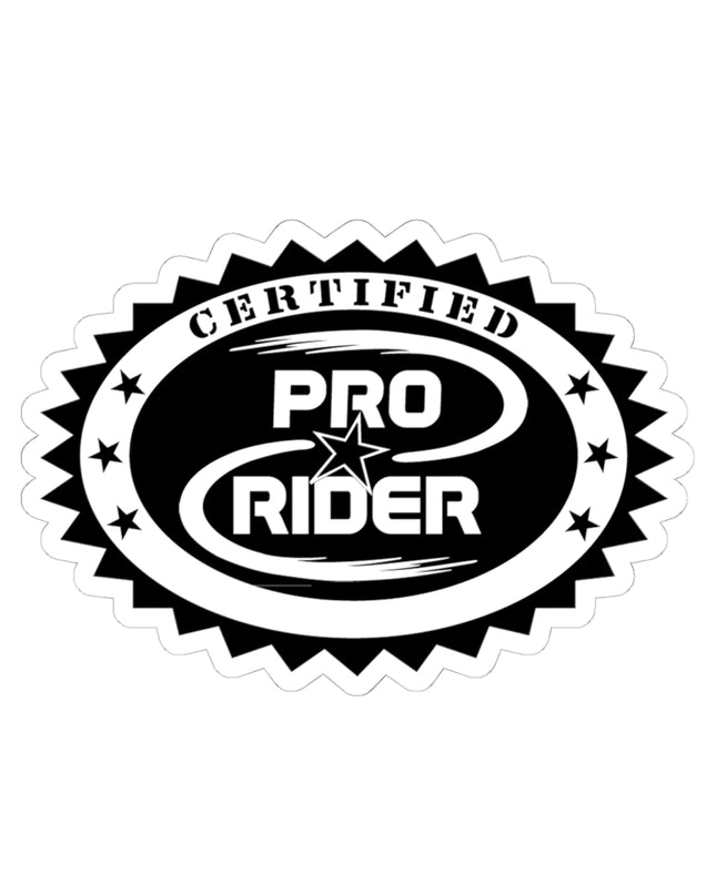 Certified Pro Rider - Kiss-Cut Stickers