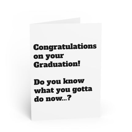 Ridaz Gotta Ride - Graduation Card