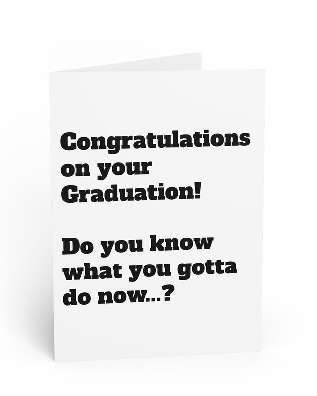 Ridaz Gotta Ride - Graduation Card