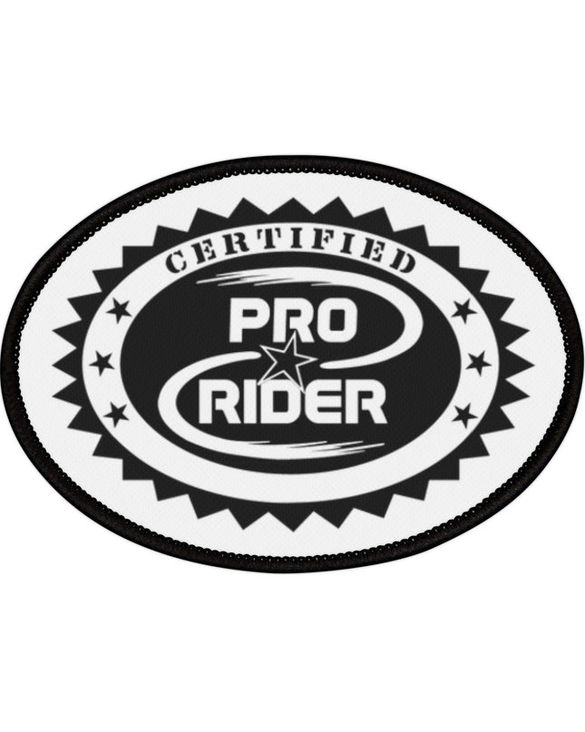 Certified Pro Rider - Iron-On Patch