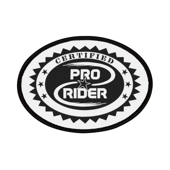 Certified Pro Rider - Iron-On Patch