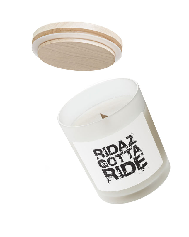 Ridaz Gotta Ride - Frosted Glass Candle