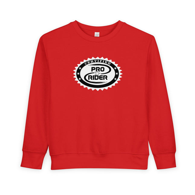 Certified Pro Rider - Toddler Crewneck Sweatshirt