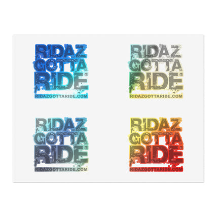 Ridaz Gotta Ride - Stickers 10 Kiss-Cut Sheets