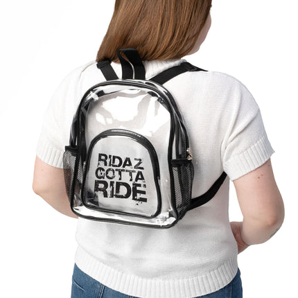 Ridaz Gotta Ride - Clear Backpack