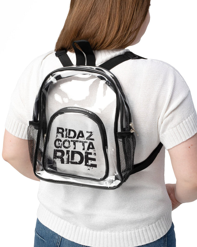 Ridaz Gotta Ride - Clear Backpack