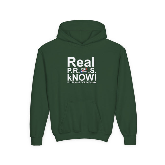 Pro Riders | Real P.R.O.S. kNOW! - Youth Pullover Hoodie