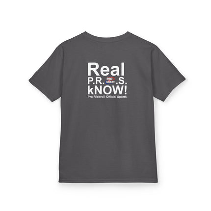 Pro Riders | Real P.R.O.S. kNOW! - Youth Oversized T-Shirt