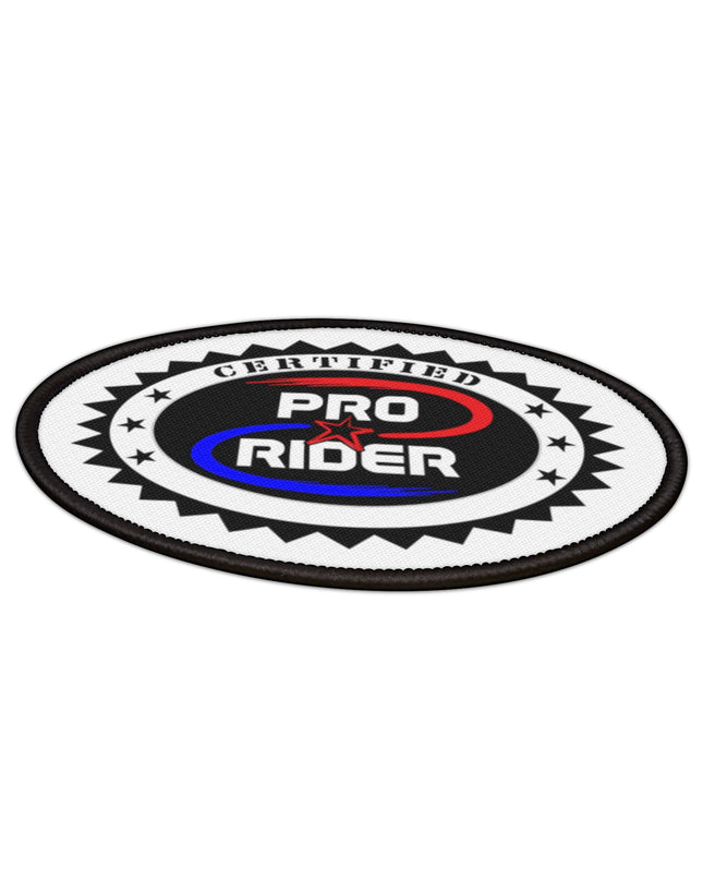 Certified Pro Rider - Iron-On Patch