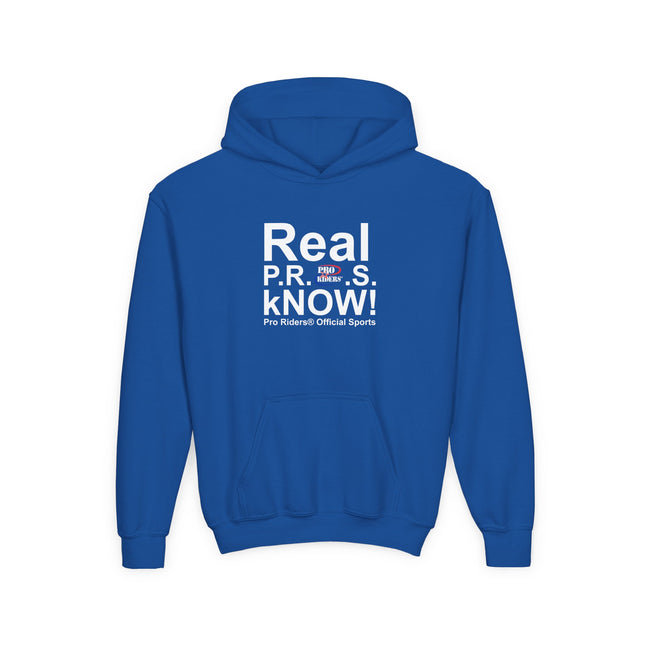 Pro Riders | Real P.R.O.S. kNOW! - Youth Pullover Hoodie