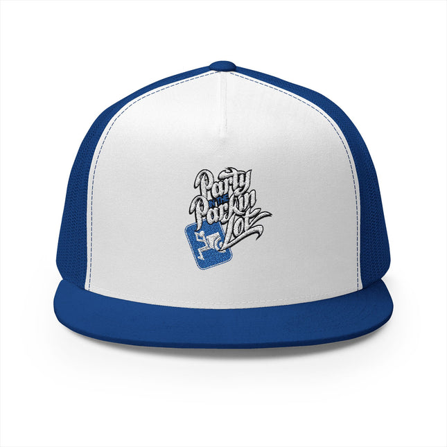 Party In The Parkin Lot - 5 Panel Trucker Hat
