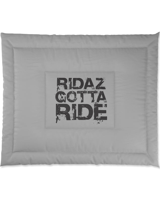 Ridaz Gotta Ride - Gray Comforter