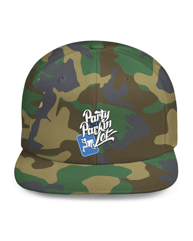 Party In The Parkin Lot - Flat Bill Snapback Hat