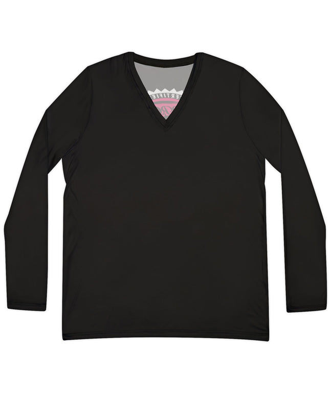 Certified Pro Ridette - Long Sleeve V-Neck Shirt