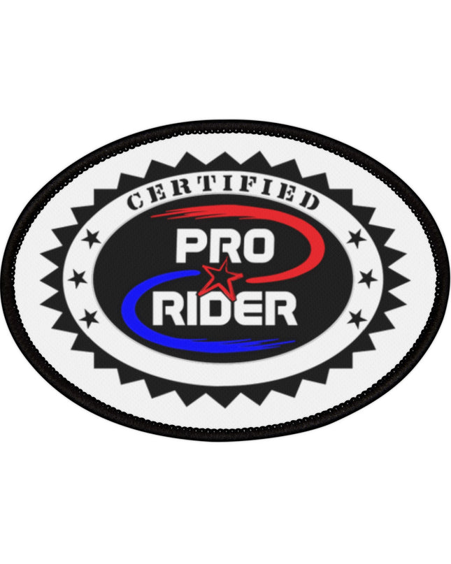 Certified Pro Rider - Iron-On Patch