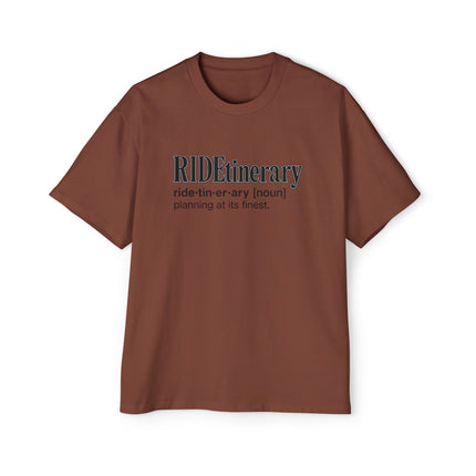 Ridetinerary - Oversized T-Shirt