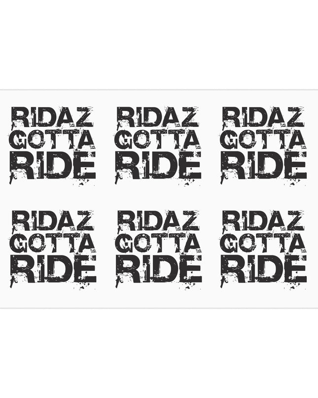 Ridaz Gotta Ride - Gift Wrap Papers