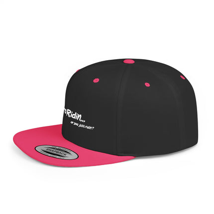 Pro Riders | You Pro Ridin... or you just ridin? - Flat Bill Snapback Hat
