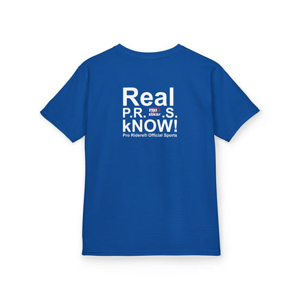Pro Riders | Real P.R.O.S. kNOW! - Youth Oversized T-Shirt