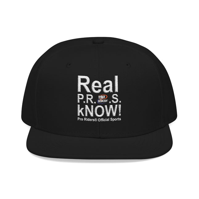 Pro Riders | Real P.R.O.S. kNOW! - Snapback Hat
