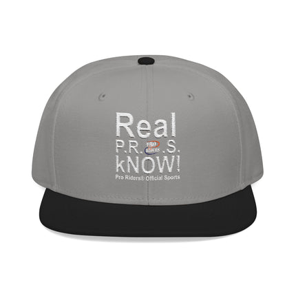Pro Riders | Real P.R.O.S. kNOW! - Snapback Hat