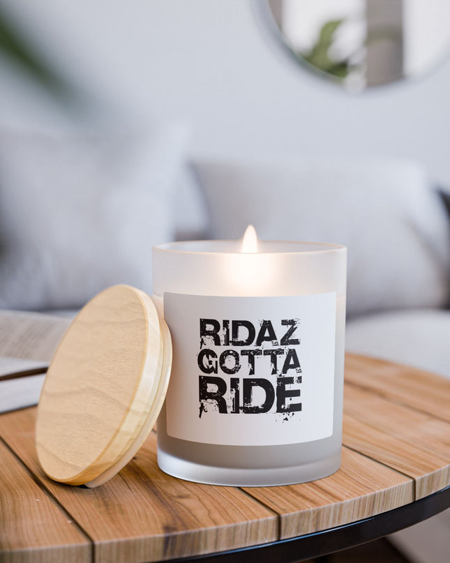 Ridaz Gotta Ride - Frosted Glass Candle