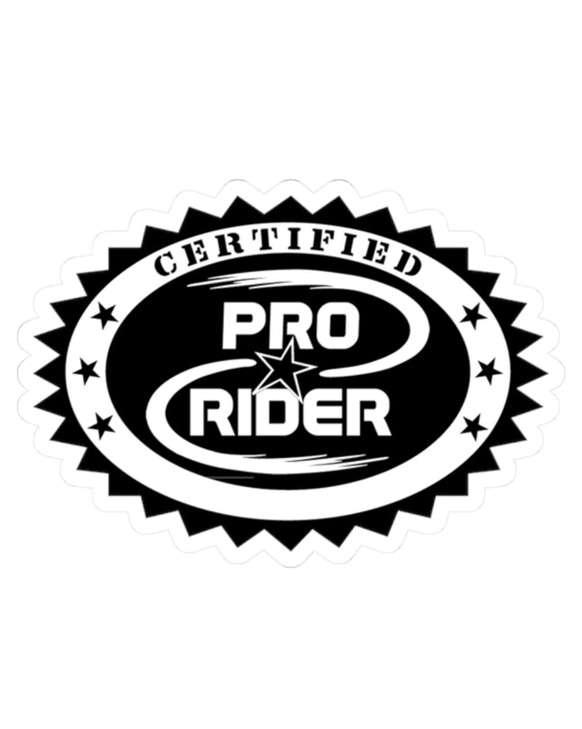 Certified Pro Rider - Kiss-Cut Stickers