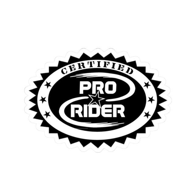 Certified Pro Rider - Kiss-Cut Stickers
