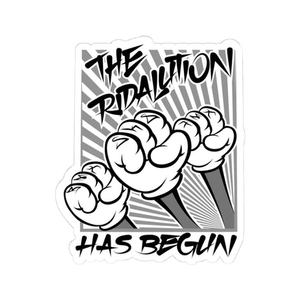Pro Rider Entertainment, The Ridalution Has Begun - Kiss-Cut Stickers